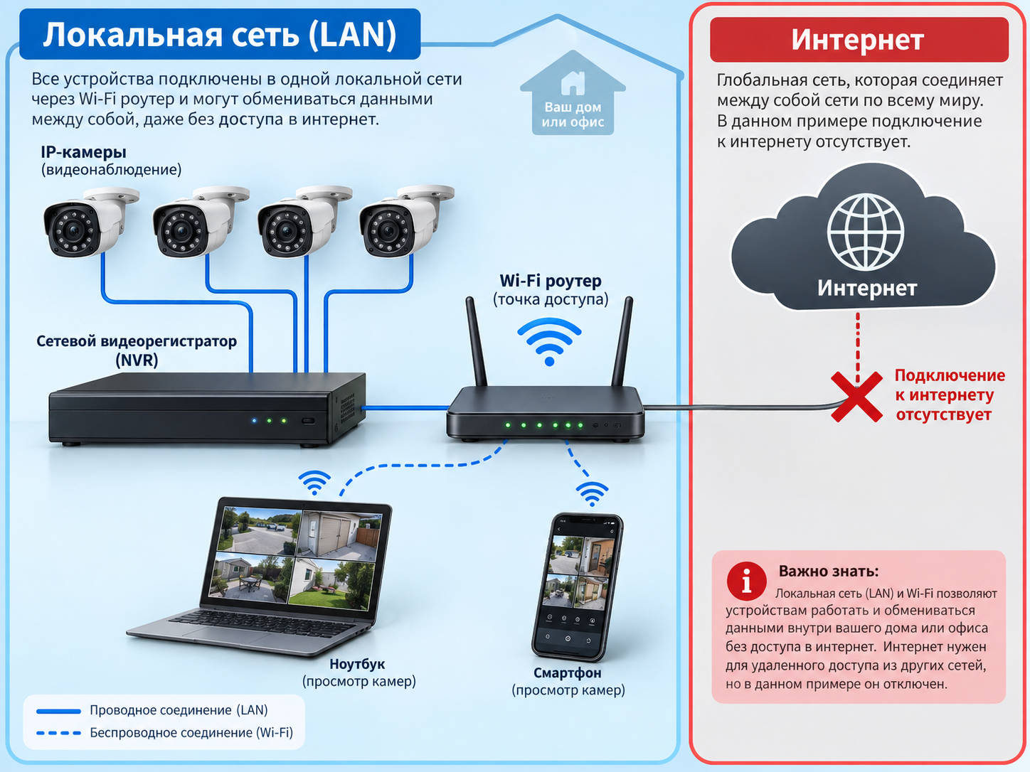 Интернет Wi-Fi и локальная сеть